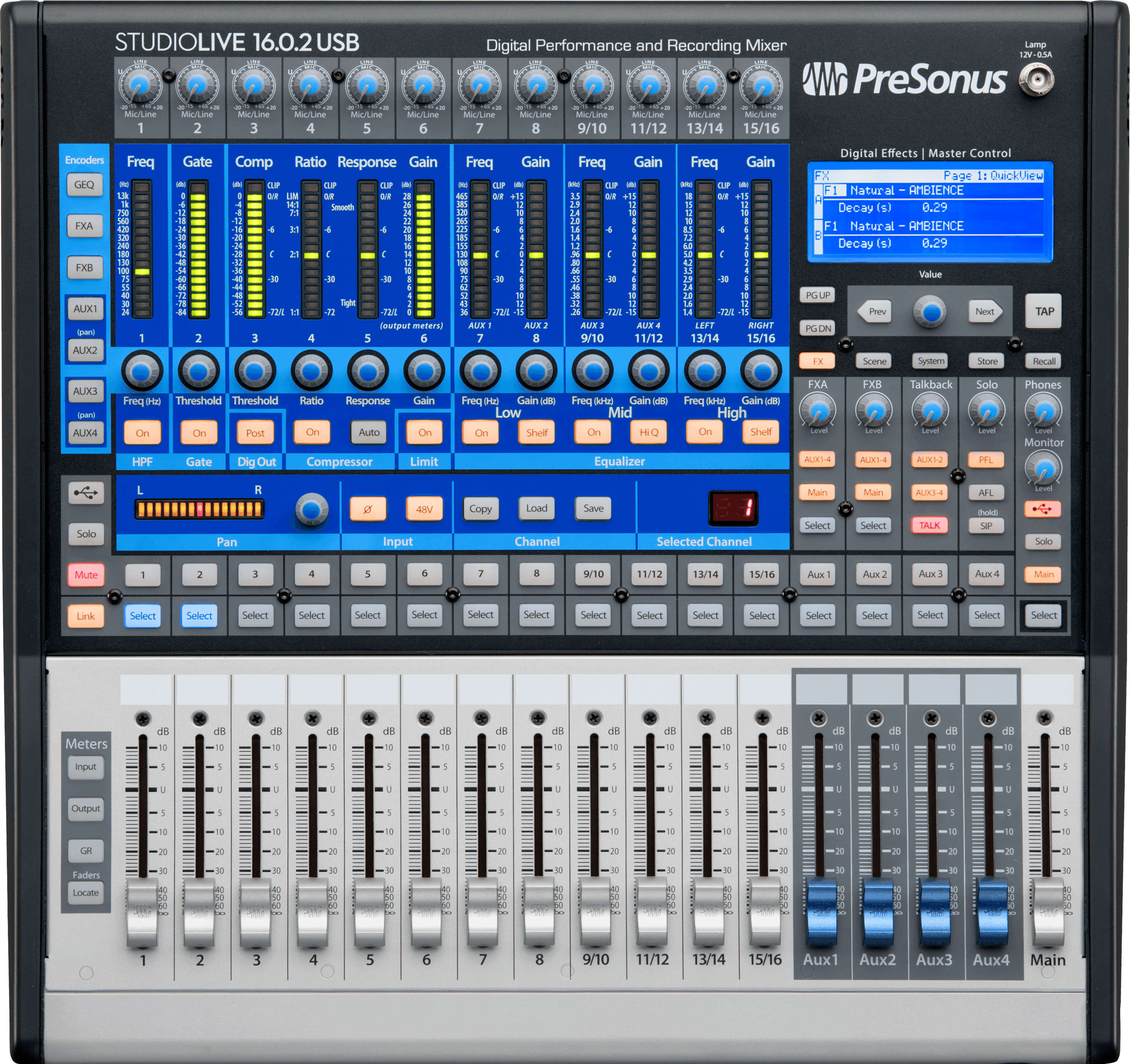 StudioLive® 16.0.2 USB Digital Console Mixer